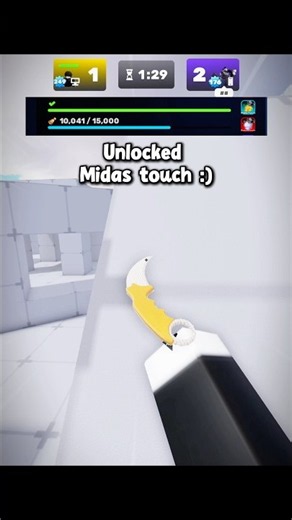 I Unlocked Midas Touch on KNIFE in Roblox Rivals!😳 #roblox #rivals #robloxrivals