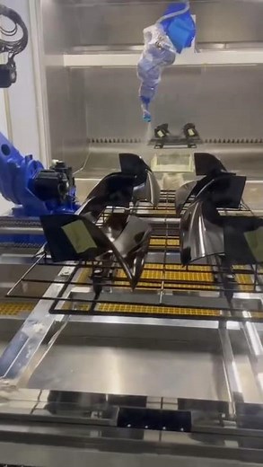 6-axis Robotic Automatic Paint Line with Robotic Spray and Robotic Transfer