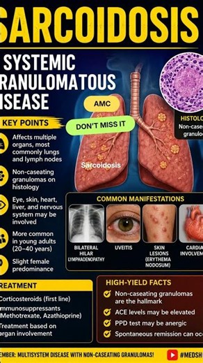 Sarcoidosis: The Disease That Mimics Everything!