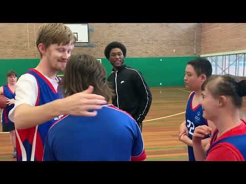 SPECIAL OLYMPICS BASKETBALL :: Skills & Drills w/ Basketball Coach CORY "SAUCE" BROWN