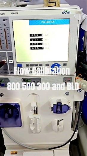 Master the Fresenius 4008S! Step-by-step guide to calibrate flow 800, 500, & 300 accurately.