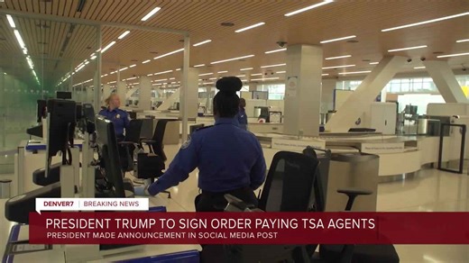 President Trump to sign order paying TSA agents