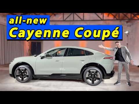 all-new Porsche Cayenne Coupé REVEAL - trying an electric 911 SUV (2027)?