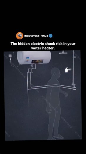 Explore l Learn l Facts on Instagram: "the hidden electric shock risk in your water heater comes from something most people never notice—damaged wiring or faulty grounding inside the unit. when the heater’s metal body or water tank accidentally becomes “live” due to a loose wire, worn-out insulation, or a failed heating element, the current can travel through the water. this means a simple touch of the tap or shower can give a dangerous shock. regular maintenance, proper grounding, and using an 