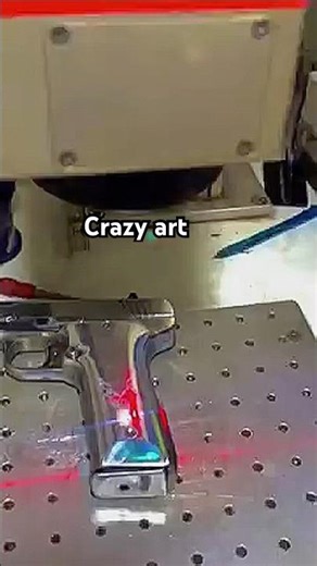 The Punisher: Custom Laser Engraving on Silver Pistol! 💀🔥