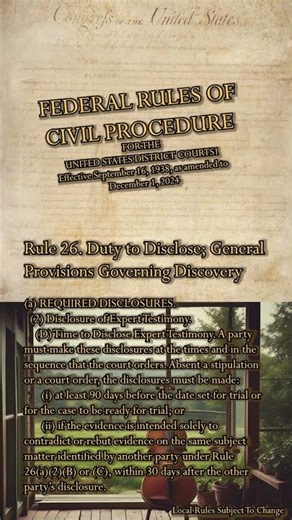 FRCP Rule 26(a)(2)(D)