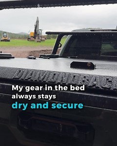 19K views · 6.8K reactions | "This DiamondBack is the last truck bed cover that I will ever buy." ☀️ Gear stays dry, clean, and safe  State-of-the-art pick resistant locks  All covers are made in the USA Read more than 5,000 five star reviews and never look back! | DiamondBack Covers | Facebook