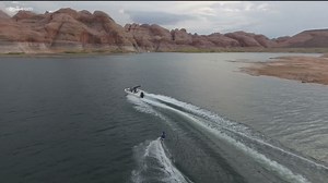 Lake Powell's water level at lowest in decades