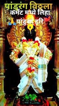 हात देरे पांडुरंगा तुझाची आधार 🚩🌺🙏♥️♥️ #shortsfeed #bhakti #pandurangdarshan #abhang Trending shorts