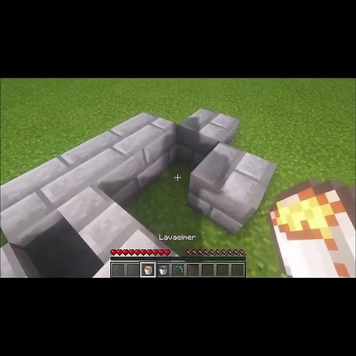 Einfacher Bruchstein Generator in Minecraft