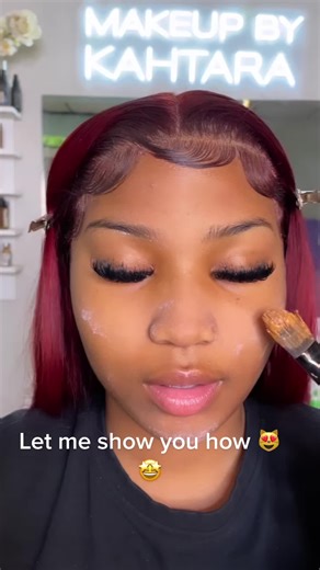 Simple Makeup Beat on Black Girls