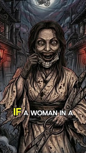 Kuchisake Onna Real Story: Scary Japanese Folklore #horrorstories