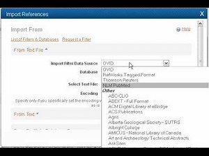 Importing references from PubMed to RefWorks