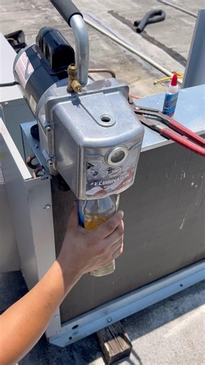 Reminder to change your vacuum pump oil ⛽️🔁🗓️