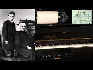 Bernhard Stavenhagen plays Liszt Legende No. 2 (before 1912/13)