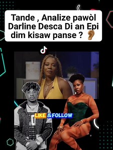 Darline Desca pa twò Renmen lè nap konpare Jèn Atis yo ak Pyonye yo ki pase plizyè deseni ap domine business mizik Ayisyèn nan 👂🏾 | Yungleembs Haïti