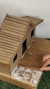 19K views · 107 reactions | Very easy cardboard house using waste meterials  | Garden hobby idea | Facebook