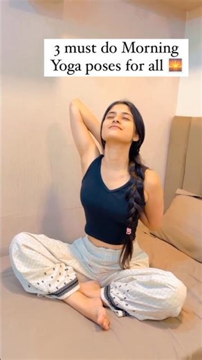 3 Most Important Morning Yoga Poses for Everyone 🌅🧘 #yoga #effectking