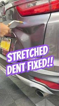How Big Dents Are Fixed: #paintlessdentremoval