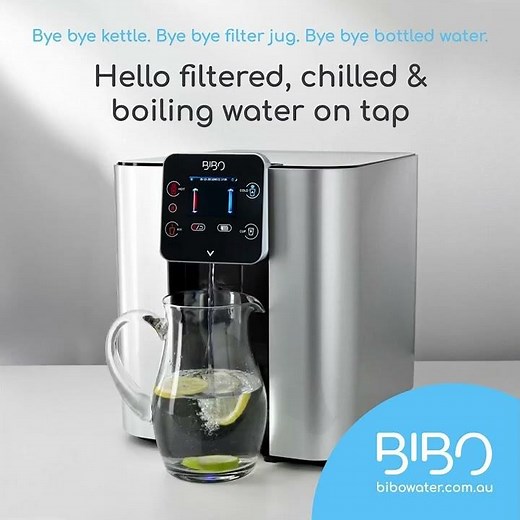 The BIBO Water Bar - Australia's best water filter for great tasting, hot and cold filtered water