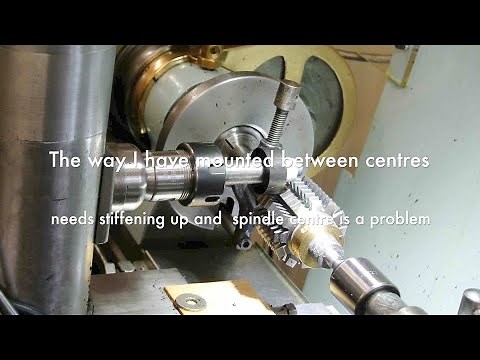 Gear Hobbing on Rivett 608 Lathe