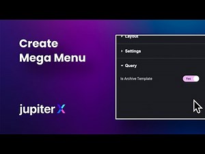 Creating a Mega Menu in Jupiter X