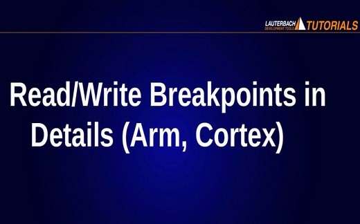 TRACE32®中使用读写断点