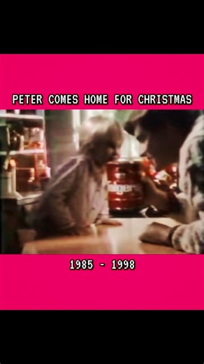 Peter first came home for Christmas in 1985☕️🎄 One of the most nostalgic 80s Christmas commercials! | Rerun The 80s