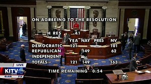 #justin - The first vote broke down along party lines 221-205, with Democrats voting to advance proceedings. Seven members did not vote. | KITV4