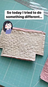 So today I tried to do something different by creating a zippered pouch but the bottom corners had me super confused. 🤔 #sewingproject #diy #recycle #creative #quiltedbag | Sew Aldo