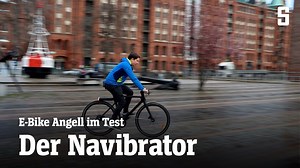 Beim französischen E-Bike Angell zittert der Lenker, wenn der Fahrer abbiegen muss. Das Designerrad hat noch mehr spannende Elektro-Extras, die manchmal aber eher verwirren als helfen. | DER SPIEGEL