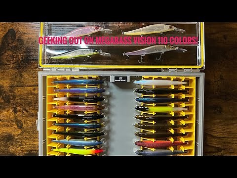 Geeking Out on Megabass Vision 110 Colors!