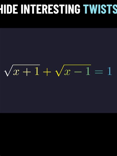 The Impossible Square Root Problem That Breaks Math! #math #mathematics #algebra