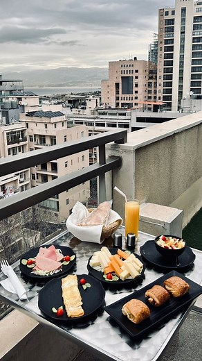Morning Rainy Beirut 🌧️ A Parisian breakfast in the heart of Beirut 🇱🇧 #lebanon #beirut #parisian #breakfast #breakfasttime☕️ #rainyday #morning | Eyes of Lebanon