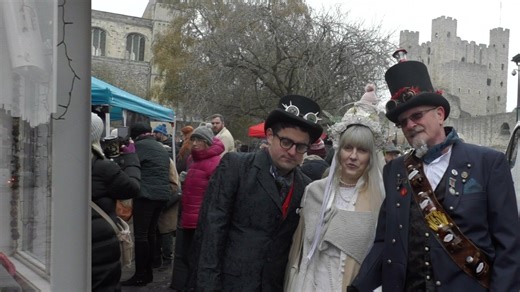Rochester's Dickensian delight as winter festival returns