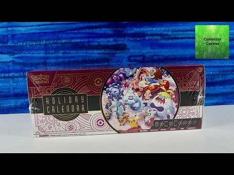 Pokemon Trading Card Game Holiday Calendar 2025 TCG Pack Unboxing
