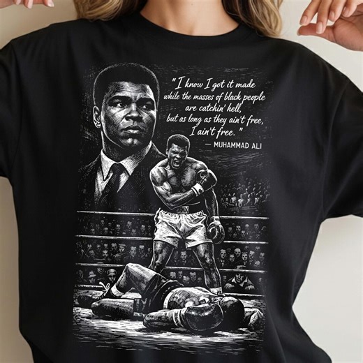 Muhammad Ali PNG, Black History Month PNG, Boxing Champion Sublimation PNG, Civil Rights Fighter Art, Inspirational Quote Digital Download - Etsy