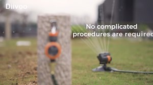 Diivoo Sprinkler Timer, Mechanical Water Timers from 15 to 120 Minutes, Irrigation Timer IP55 with Manual/Automatic Mode, Outdoor Garden Hose Timer for Drip, Lawn, Yard, Pool