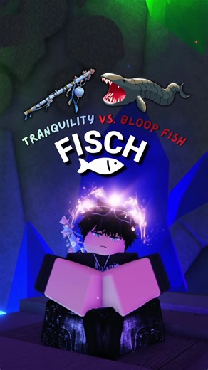 Can I catch the Bloop Fish with the NEW Tranquility Rod in Fisch? Let me know what you think! #roblox #fisch #fischroblox #fyp #viral