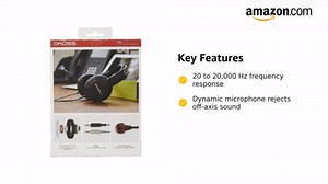 Koss SB-40 Double Muff Headphones with Dynamic Mike