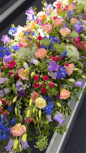 Floristrie on Instagram: "Funeral flowers for their mum @ourladyofhelpcatholicchurch"