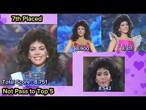 The 1988 Miss Universe Semi-finalists Result