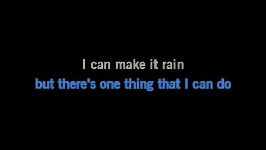 Karaoke Make It Rain - Riley Green - CDG, MP4, KFN - Karaoke Version