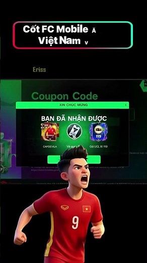 Nhập Code Fc Mobile Mới Nhất Cổ Vũ Việt Nam Vô Địch 23/08