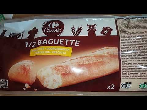 Pain précuit au four Carrefour mini baguettes précuites