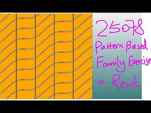25078 - Pattern Based Family Exercise in Revit