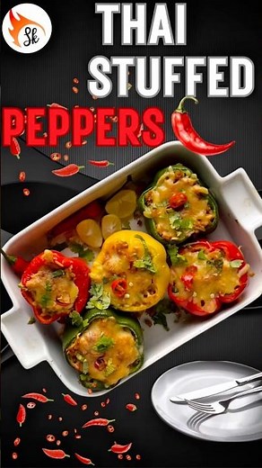 Thai Stuffed Bell Peppers | Spice King