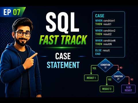 SQL CASE Statement Explained (Conditional Logic) | SQL Fast Track #7