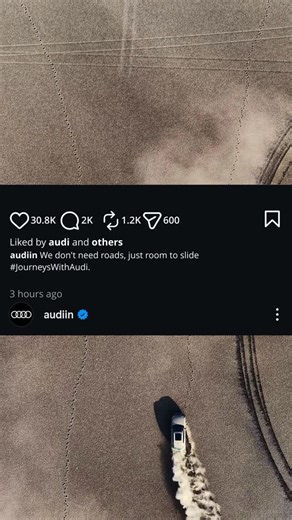 Audi India on Instagram: "Sliding through the salt and sunshine. When the Little Rann opens up, quattro turns every inch into pure thrill. Here is to the quattros that made Journeys with Audi unforgettable. #AudiIndia #JourneysWithAudi #quattro"