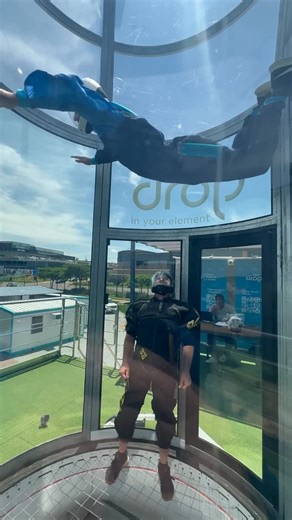 The Drop Indoor Skydiving on Instagram: "✨ Ever wanted to fly? 🌀 Learn how to fly in our wind tunnel, we’ll show you every step. 🙌 #thedropindoorskydiving #windtunnel #inyourelement #bodyflight #entertainment"